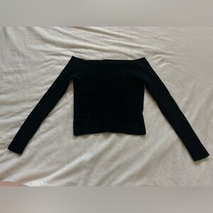 By Season Off Shoulder Knitted Sweater